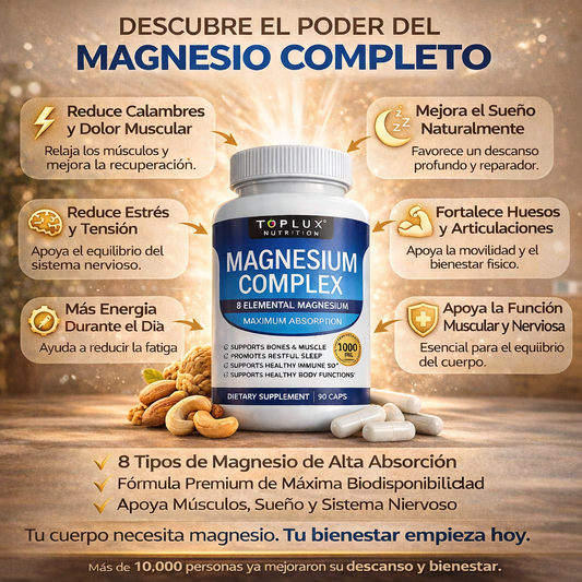 Magnesium Complex: Más Energía y Bienestar Diario