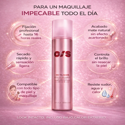 Spray Matizante On ’Til Dawn: Fijación Profesional Hasta Por 16 Horas