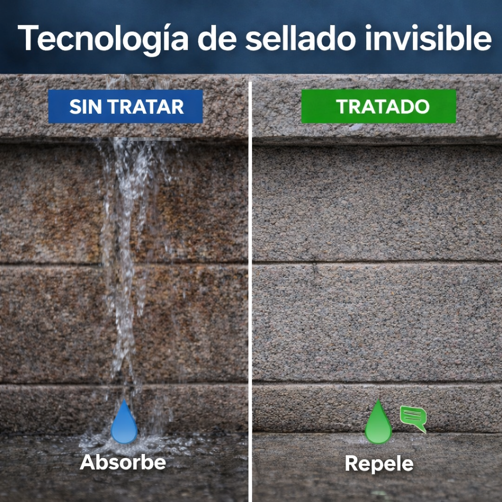 Sellador Impermeable Invisible: Protección Profesional Antifugas. 2x1 (500g C/U)